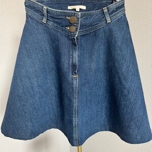 Maje Blue Mini A-Line Skirt for Casual Wear